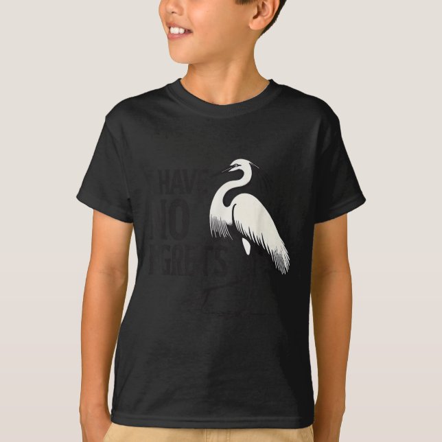 I Just Can't Tee Co. Funny I Have No Egrets Regret (Framsida)