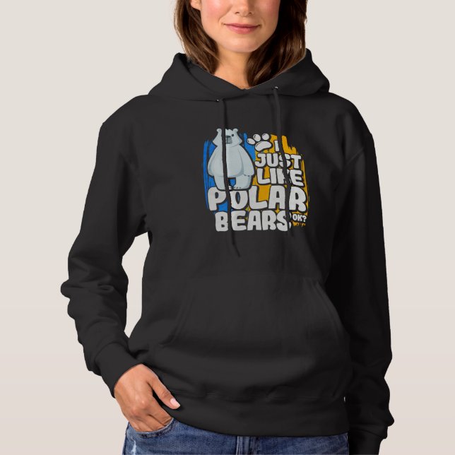 I Just Like Polar Bears Ok T Shirt (Framsida)