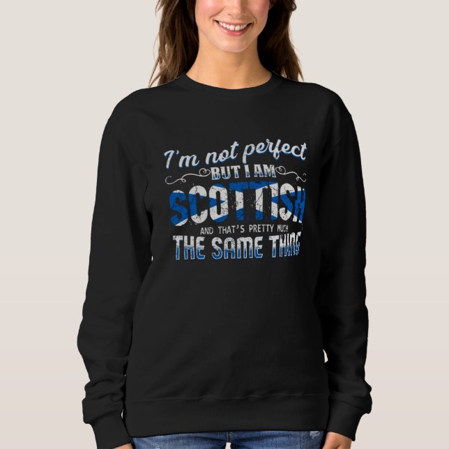 I just need to go to Scotland  Scotland Flag T Shirt (Framsida)