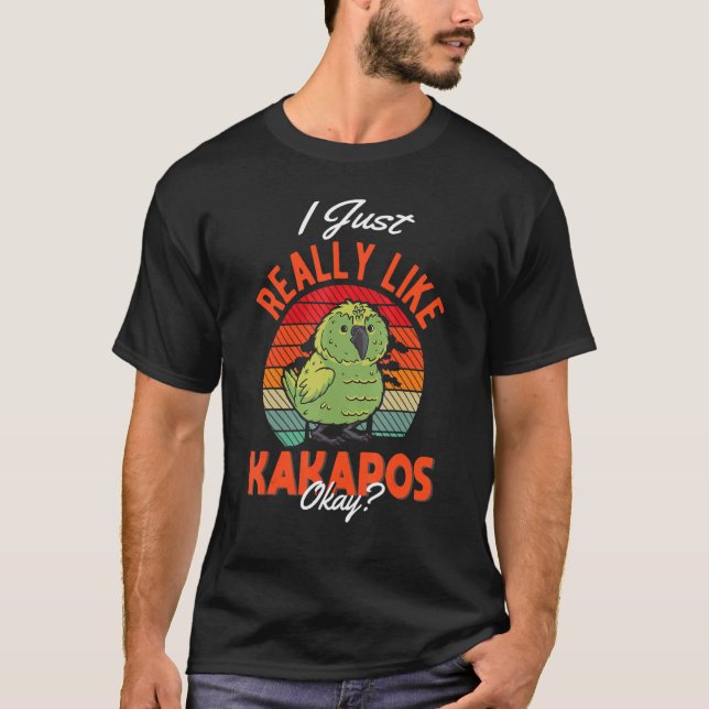 I just really like Kakapos T Shirt (Framsida)
