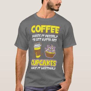 I kaffe litar vi på Kaffe älskare och Barista T Shirt