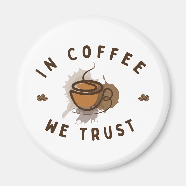 I kaffe vi litar rolig magnet (Framsidan)