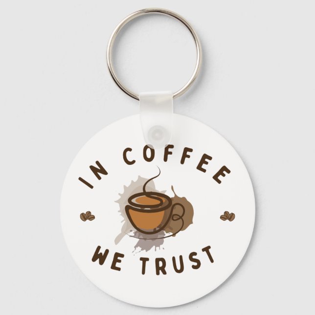 I kaffe vi litar rolig nyckelring (Framsida)