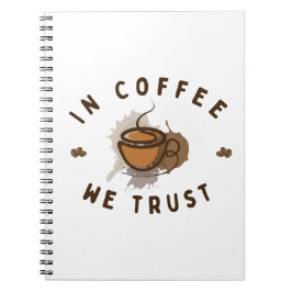 I kaffet litar vi på rolig anteckningsbok