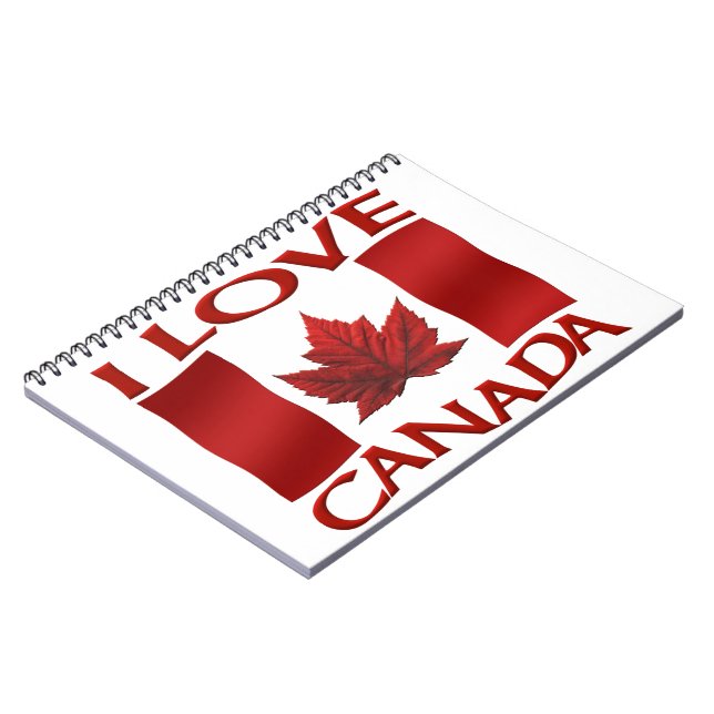 I Kanada Canada Journal Kanada Souvenir Notebooks Anteckningsbok Med Spiral (Vänstra Sidan)