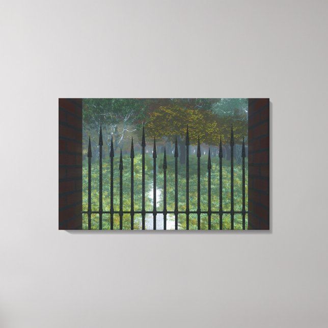 I Kanvastrycket Gamla skogar Canvastryck (Framsida)