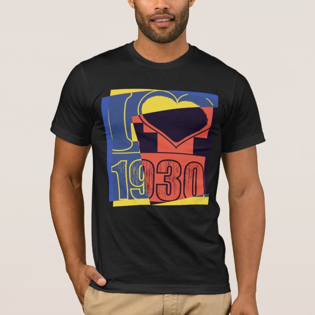 I kärlek 1930 - Vintage T-Shirt (Framsida)