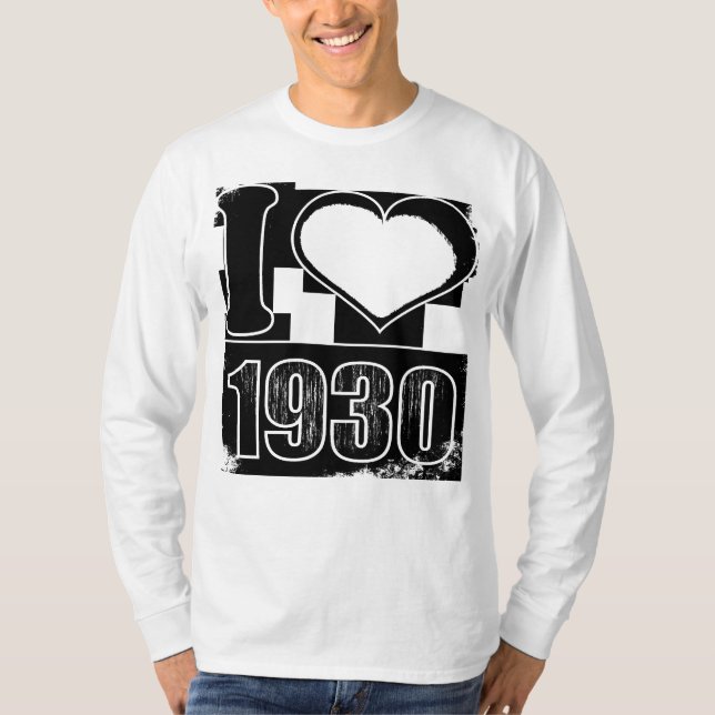 I kärlek 1930 - Vintage T-Shirt (Framsida)