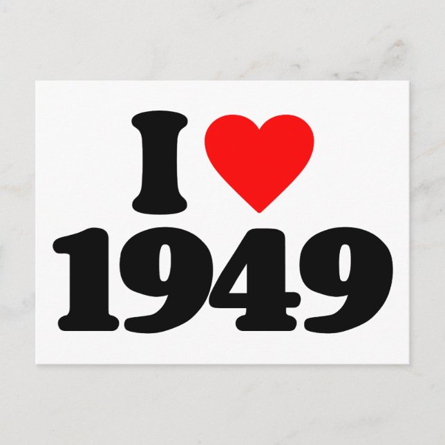 I KÄRLEK 1949 VYKORT (Framsida)