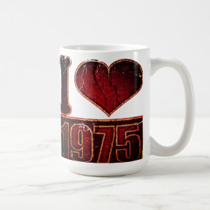 I kärlek 1975 Vintage - Mugg