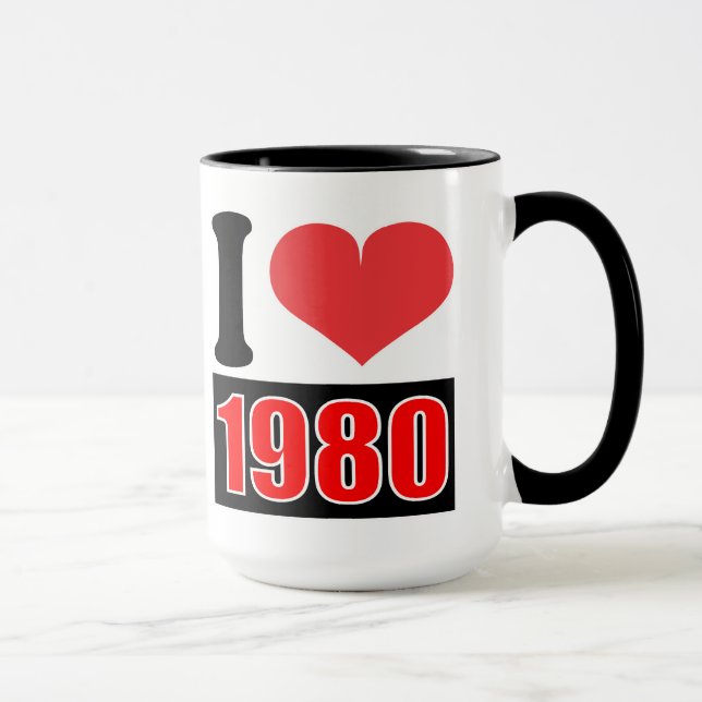 I kärlek 1980 - Mugg (Höger)