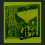 I kärlek 2013 - Grönt Sten Pop Art - Poster<br><div class="desc">I kärlek på 2000-talet</div>