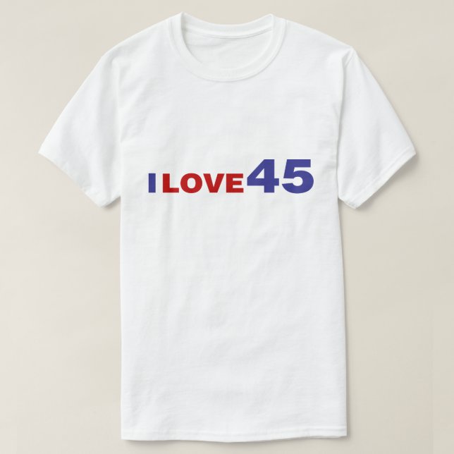 I Kärlek 45 T Shirt (Design framsida)