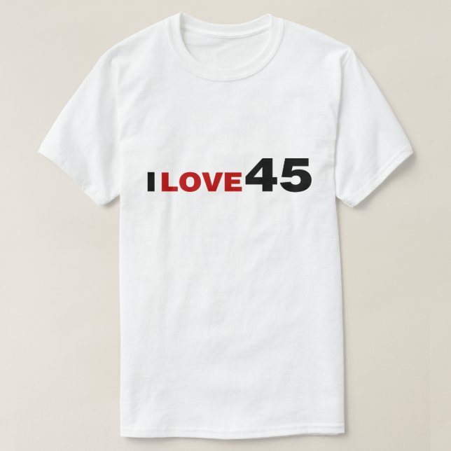 I Kärlek 45 T Shirt (Design framsida)