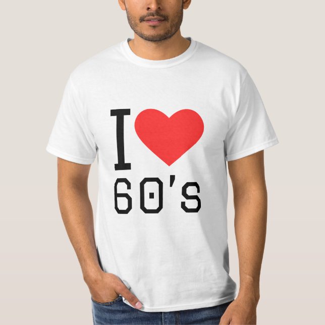 I kärlek 60-talet t shirt (Framsida)
