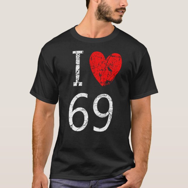 I Kärlek 69 1 T Shirt (Framsida)