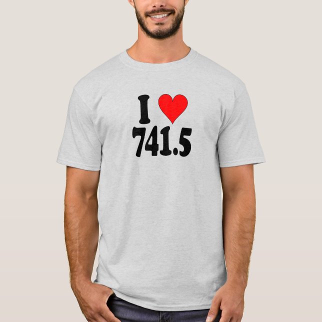 "I Kärlek 741,5" T-Shirt (Framsida)