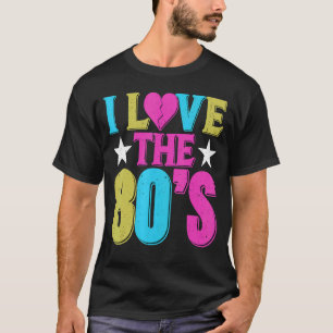 I Kärlek 80:s Retro-Vintage 1980 T Shirt
