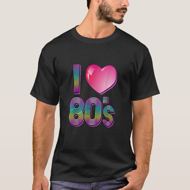 I Kärlek 80-talet T Shirt (Framsida)