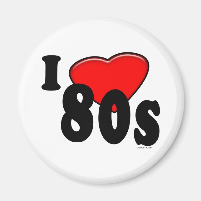 I Kärlek 80-talets magnet (Framsidan)