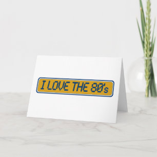 I Kärlek 80'S Kort