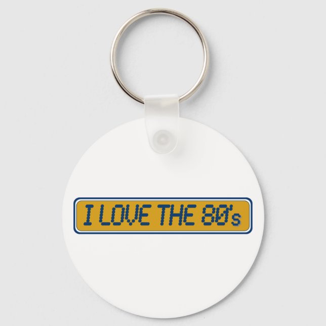 I Kärlek 80'S Nyckelring (Framsida)