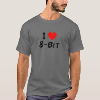 I KÄRLEK 8-BIT - Classic Old school Retro Aficiona T Shirt