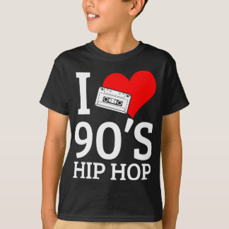 I Kärlek 90:s Hip hop Rap T Shirt