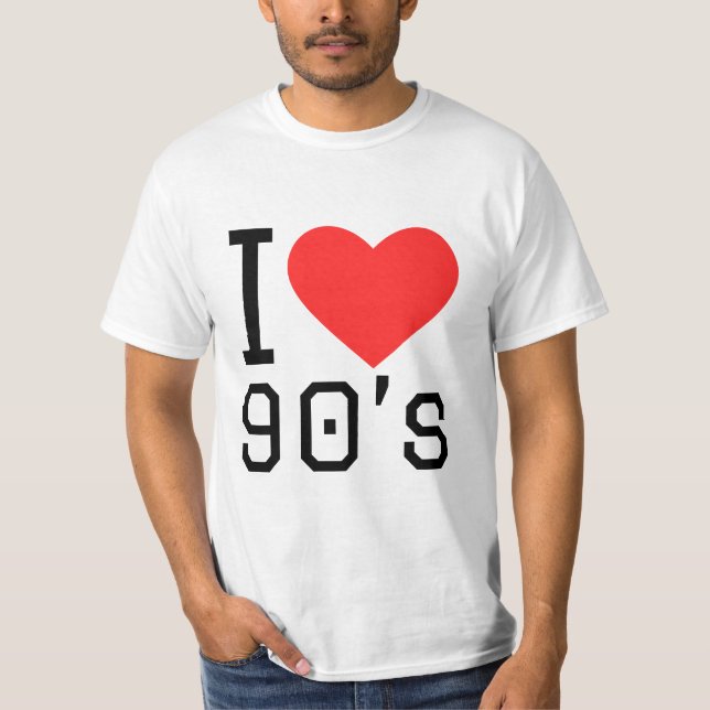 I kärlek 90-talet t shirt (Framsida)