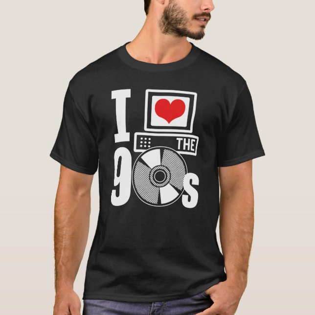 I Kärlek 90-talet Tee Shirt (Framsida)