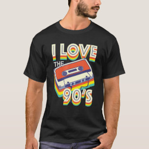 I Kärlek 90-talets Classic Music Mixtape Party Dis T Shirt
