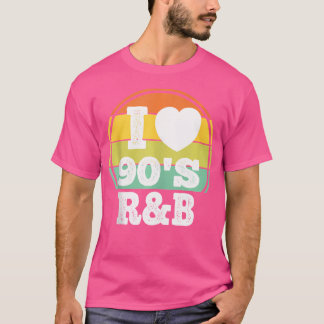 I Kärlek 90S RB Music 90's Party-konsertdräkt T Shirt