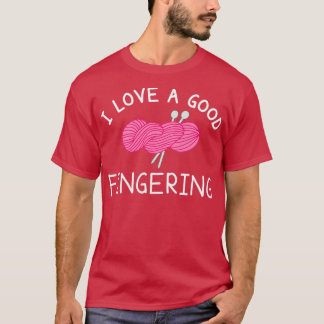 I kärlek a bra fingering Knitting T Shirt