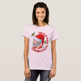I Kärlek A man med skägg Jultomten T Shirt