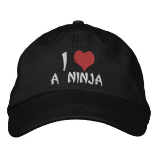 I Kärlek A Ninja Broderad Keps