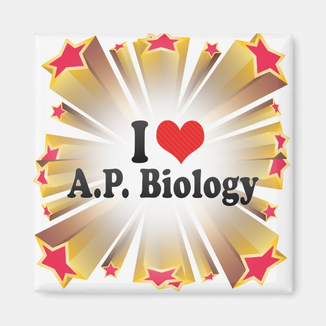 I Kärlek A.P. Biologi Magnet (Framsidan)