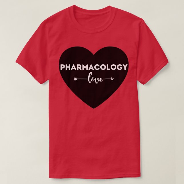 I kärlek a Pharmacoology legal läkemedelshandlare  T Shirt (Design framsida)