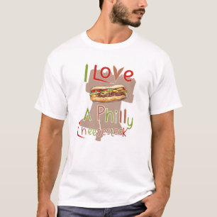 I kärlek a Philly Cheesesteak T Shirt