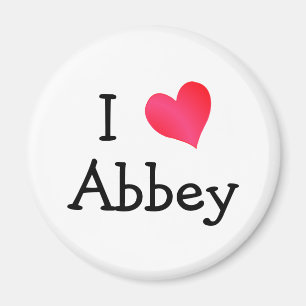 I Kärlek Abbey Magnet