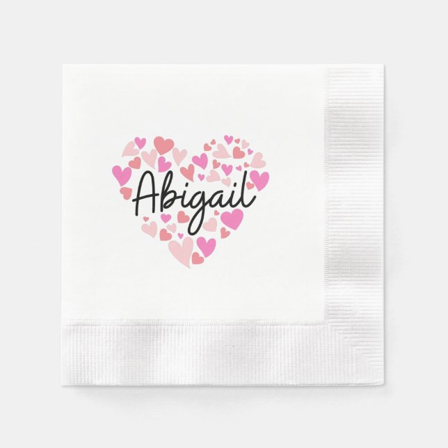 I kärlek Abigail Pappersservett (Framsidan)