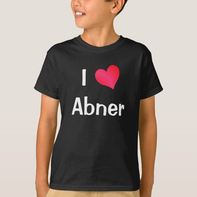 I Kärlek Abner Tröja (Framsida)