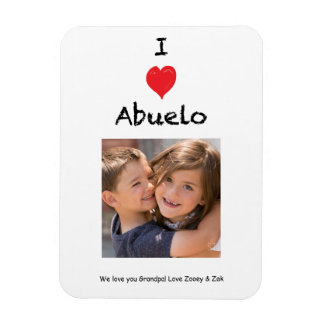 I Kärlek Abuelo Photo Magnet Keepsaké