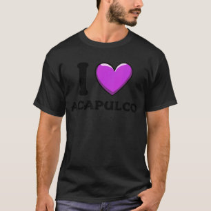 I Kärlek Acapulco Mexiko 6 T Shirt