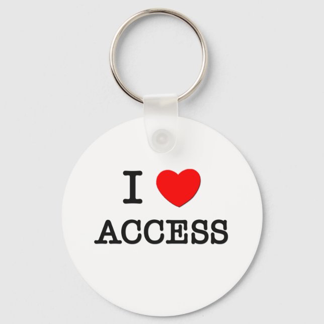I Kärlek Access Nyckelring (Framsida)