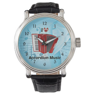 I Kärlek Accordion Music Armbandsur