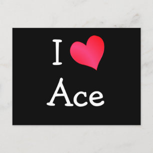 I Kärlek Ace Vykort