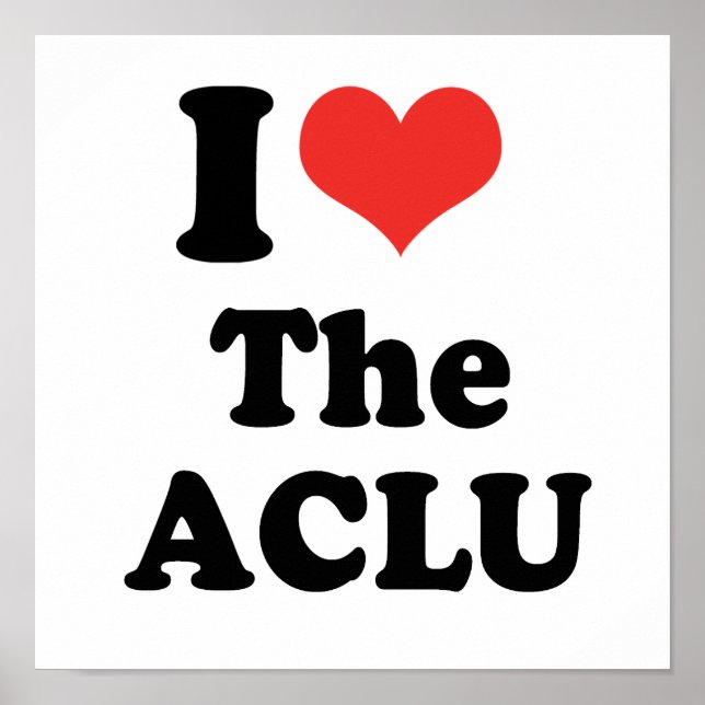 I KÄRLEK ACLU - .png Poster (Framsidan)