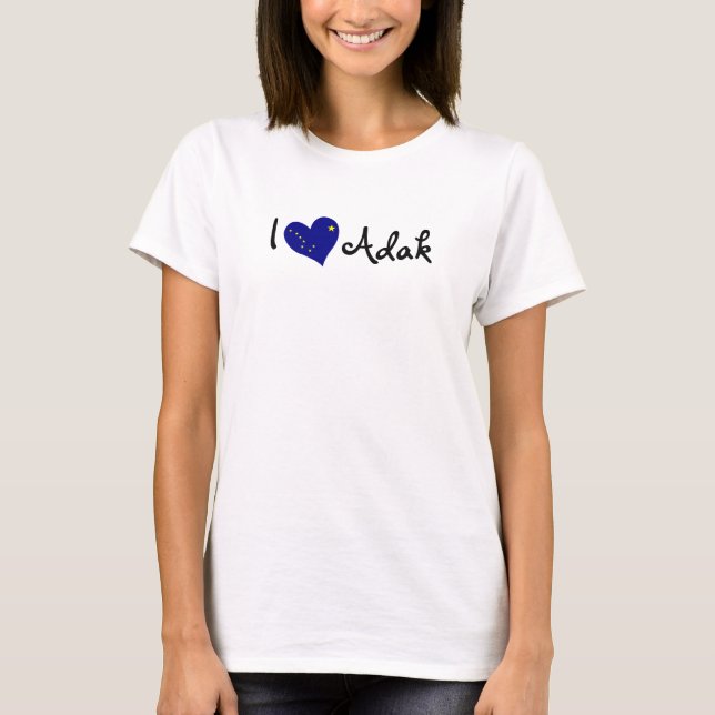 I Kärlek Adak T-shirt (Framsida)