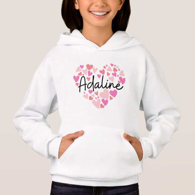 I kärlek Adaline - Hjärtan för Adaline T Shirt (Framsida)