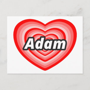 I kärlek Adam Vykort